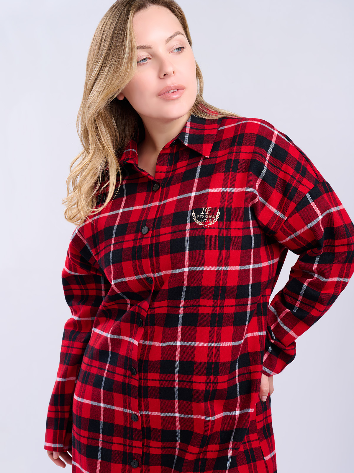 Сорочка домашняя Indefini (Арт. 5200SDX) Сорочка домашняя Indefini (Арт. 5200SDX)